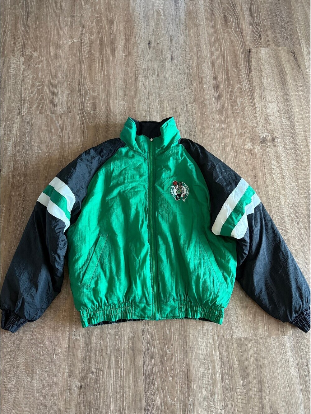 Vintage Chalk Line Boston Celtics REVERSIBLE Jacket size XL